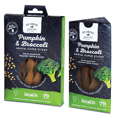 Go Native Dental Super Sticks with Pumpkin & Broccoli