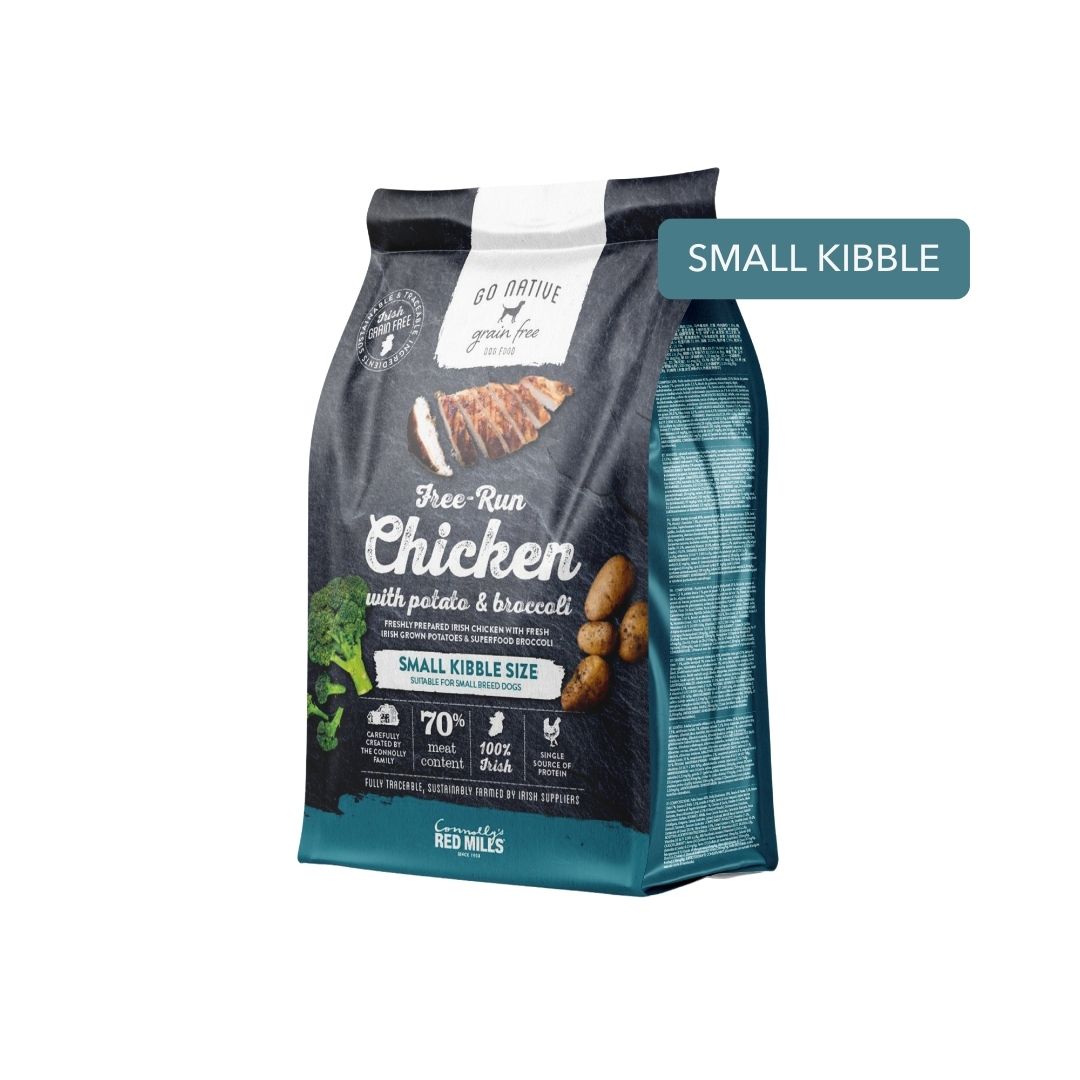 Go Native Small Kibble Chicken with Potato & Broccoli Dog Food
