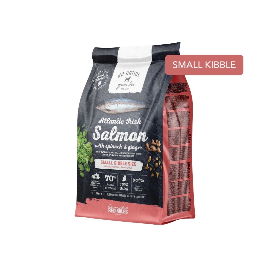 Go Native Small Kibble Salmon with Spinach & Ginger Dog Food