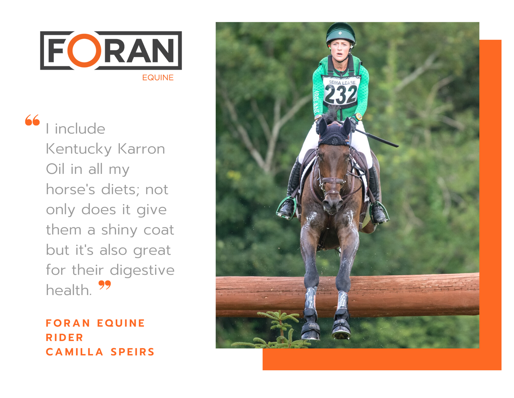 Foran Equine Kentucky Karron Oil